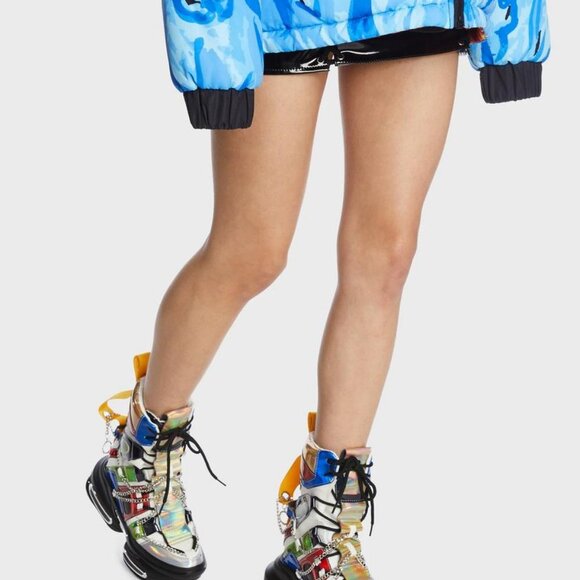 Anthony Wang THE EPIC HOLOGRAM Wedge Sneakers ( BRAND NEW !!!) - Picture 5 of 8